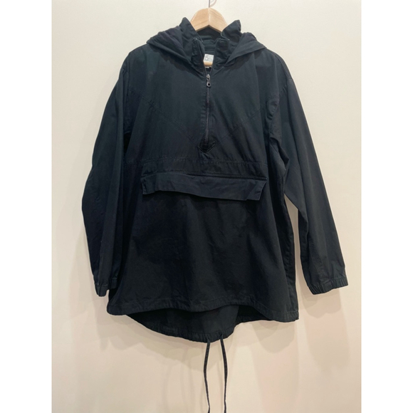 Aerie Jackets & Blazers - Aerie 1/4 Zip Pullover Anorak Hooded Utility Jacket L Hood Minimal Gorpcore
